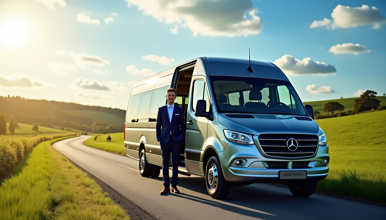 Voyagez sereinnement : bus et minibus avec chauffeur à votre service