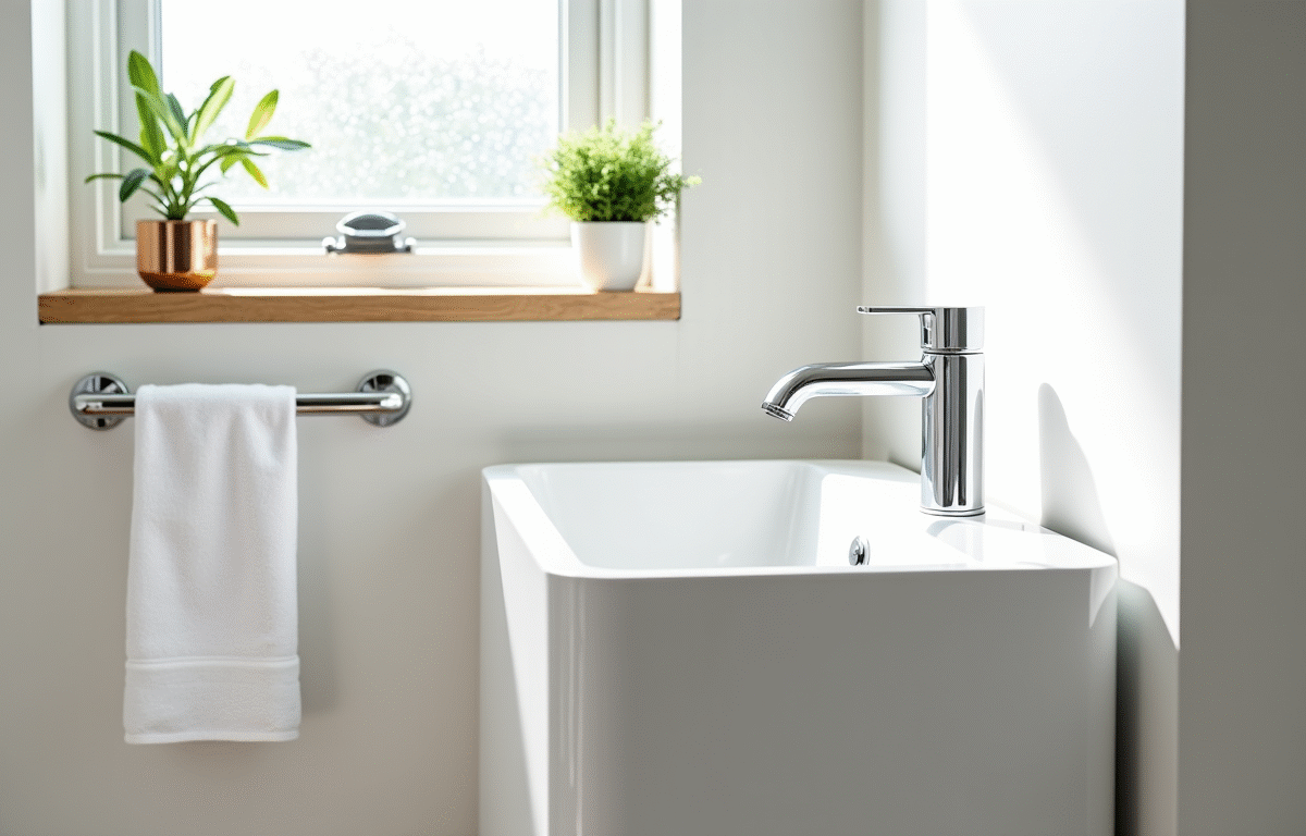 Comment choisir un lavabo totem adapté à une petite salle de bain ?