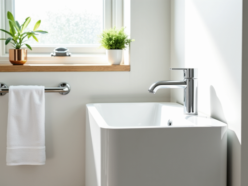 Comment choisir un lavabo totem adapté à une petite salle de bain ?