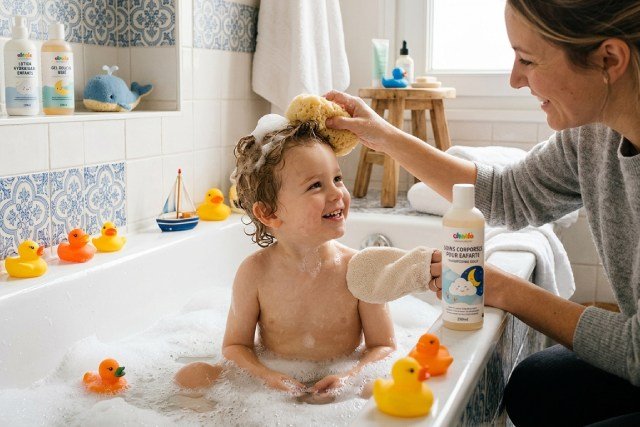 Soins corporels pour enfants : guide pratique pour choisir les produits adaptés