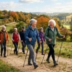 Découvrez comment la marche nordique revitalise le cœur des seniors