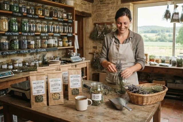 Tisanes bio : À la découverte des trésors naturels de la ferme Saint Sylvain